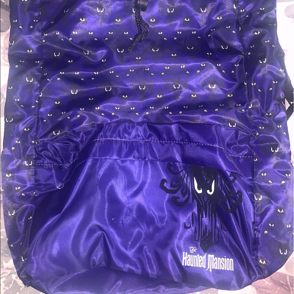 Haunted mansion drawstring backpack